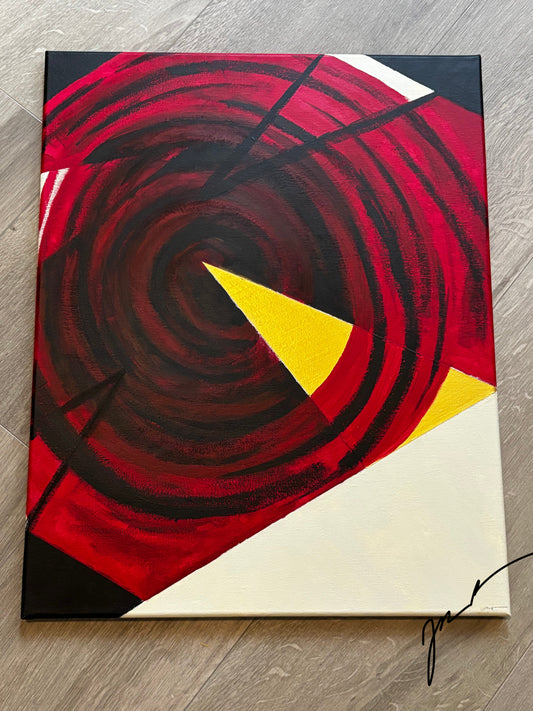 Original Canvas: Beauty Touching Chaos, I