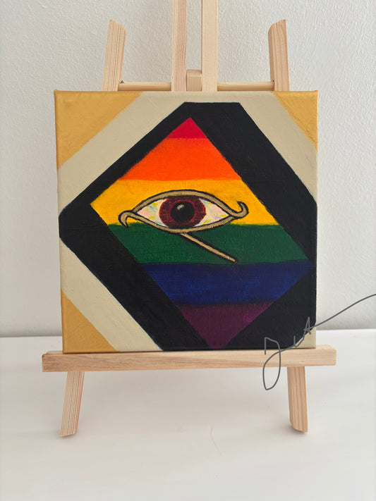 Original Canvas: Eye of Lambda (Pride II)