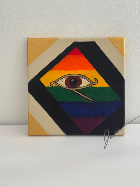 Original Canvas: Eye of Lambda (Pride II)
