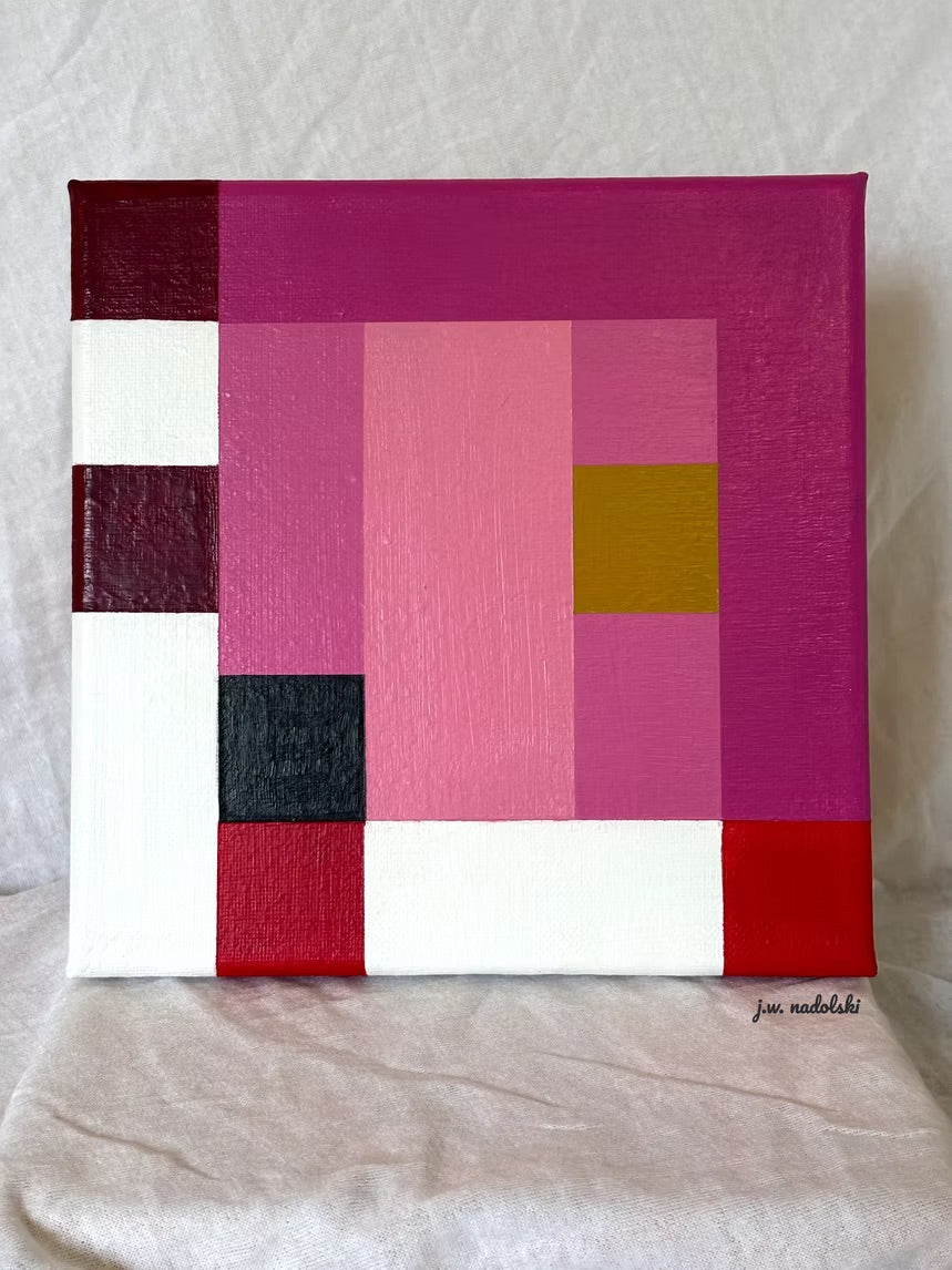 Original Canvas: Solve the Puzzle (No. 3, Magenta)